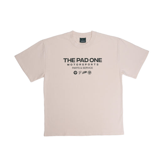 The Pad One Parts & Service Tee Hunter Beige