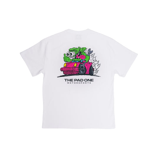 The Pad One P Monster Tee White